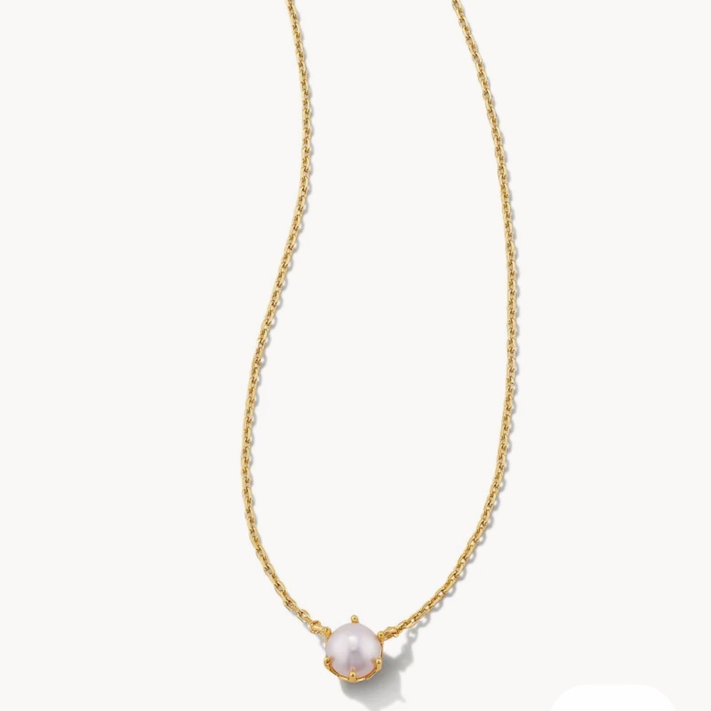 Ashton Gold Pendant Necklace in Freshwater Cultured Pearl